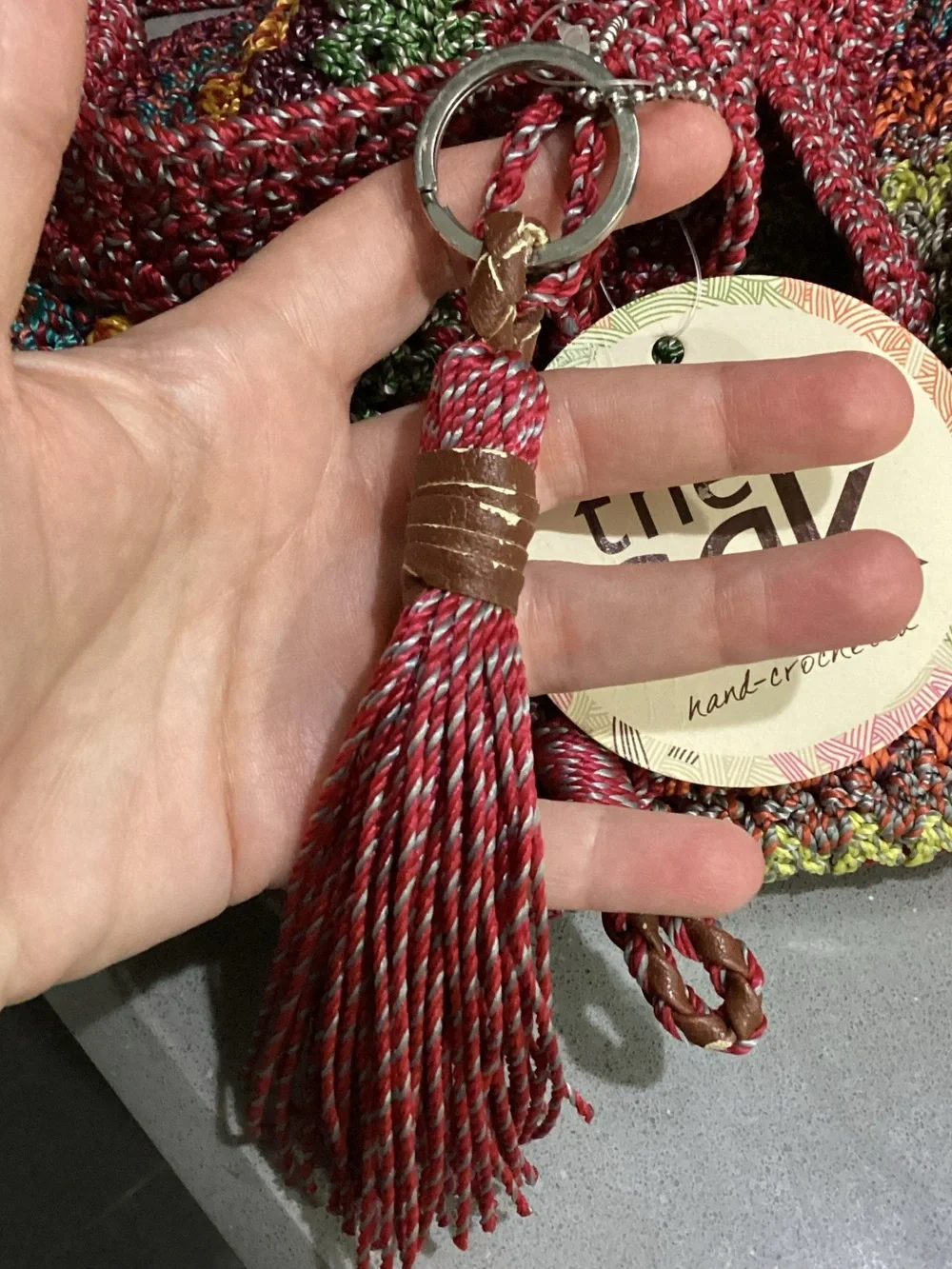 The Sak hand crocheted